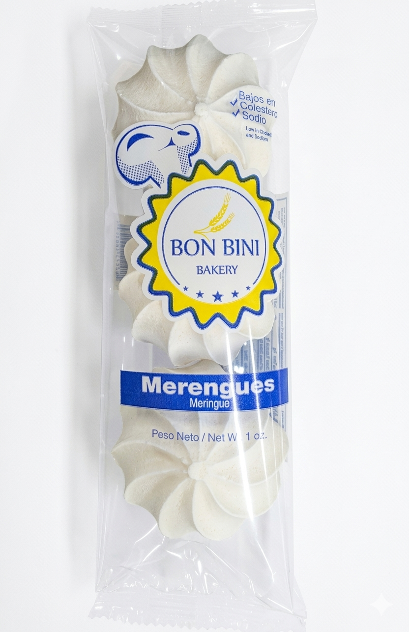 Merengues Bon Bini - El Snack Perfecto (1 oz.)Oferta con Compra de 5 en Adelante