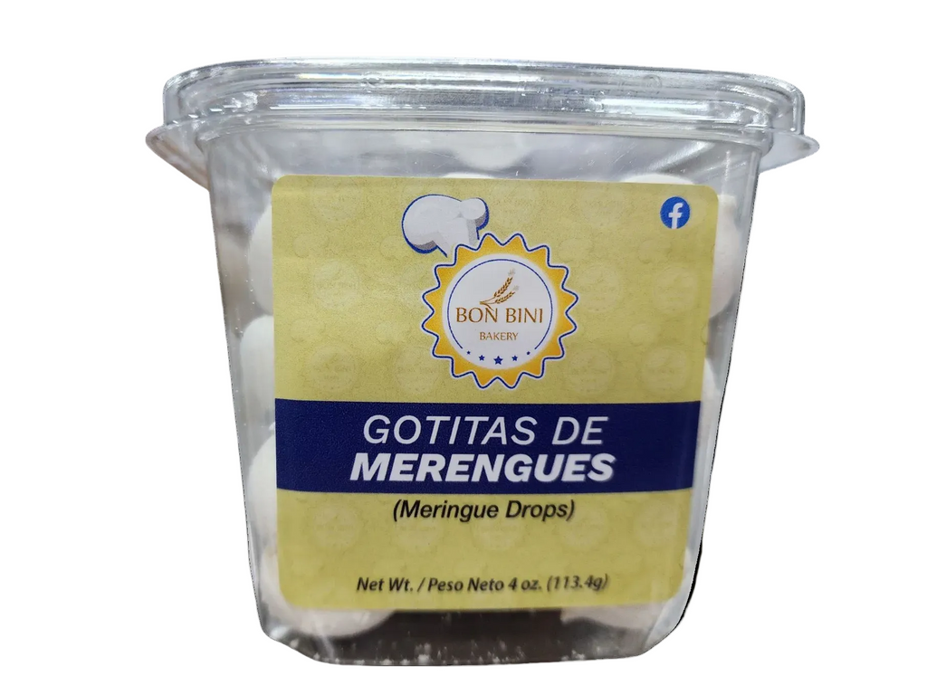 Gotitas de Merengue (Meringue Drops) Sabor a Vainilla