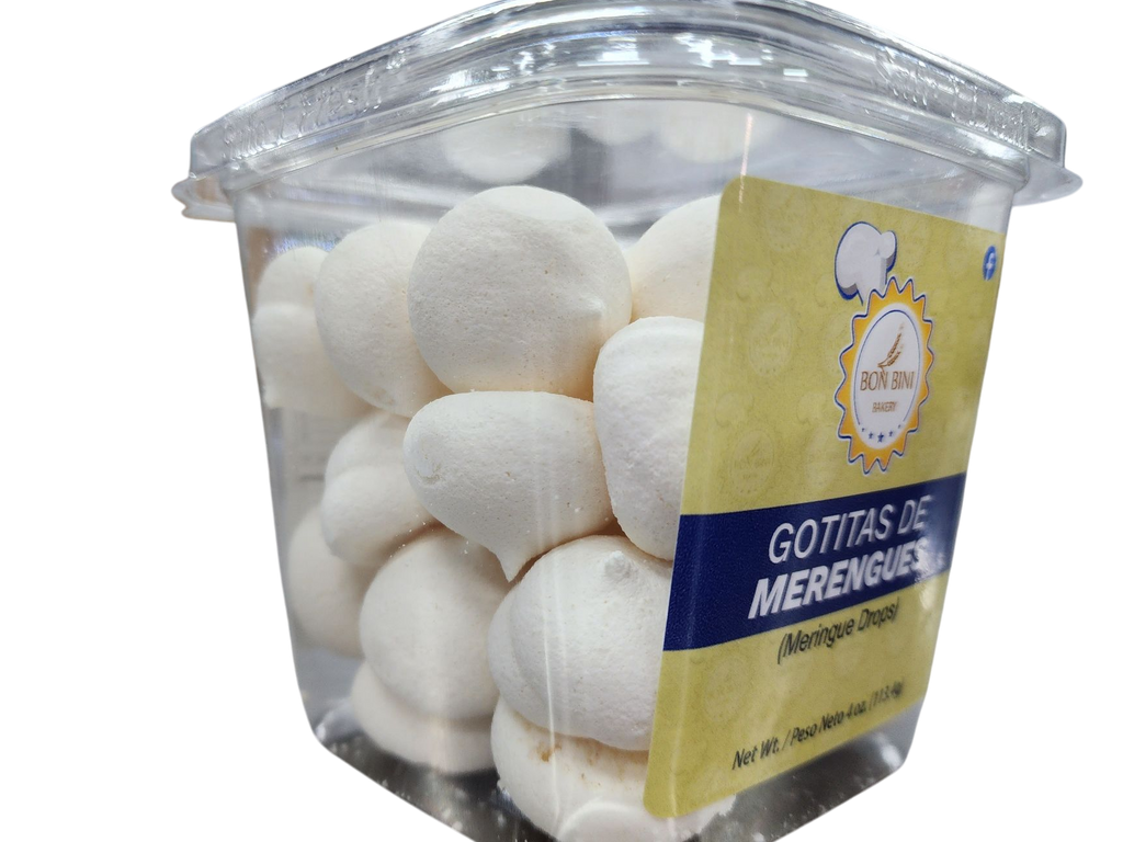 Gotitas de Merengue (Meringue Drops) Sabor a Vainilla