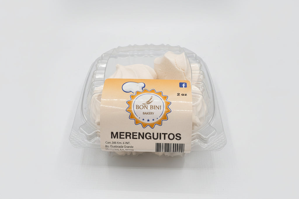 MERENGUES ARTESANALES BON BINI BAKERY (2OZ)